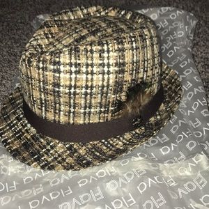 Japanese FLAVA fedora hat in original packaging.